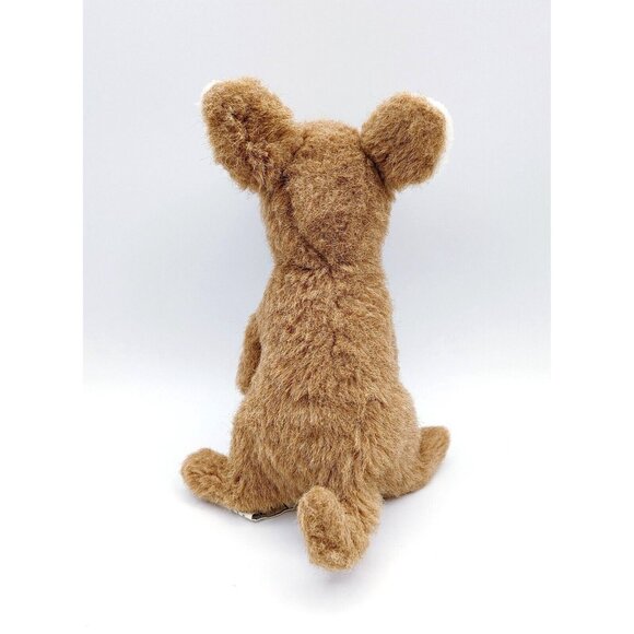 Dakin Baby Kangaroo Joey Plush 8 Inch Stuffed Animal Vintage Brown White - Picture 3 of 4